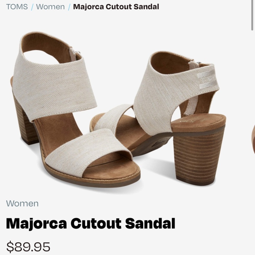 TOMS Majorca Sandal Block Heels